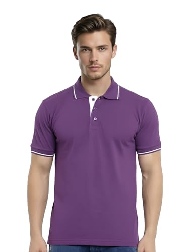 Image of Scott International Cotton Polo T Shirt | Collar Tshirts | Half Sleeves Plain T Shirt | T-Shirt |Tshirt for Men Stylish | Men's Tshirt
