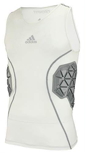 adidas Men's WHT TF IRONSKIN 3 PAD T Size XL