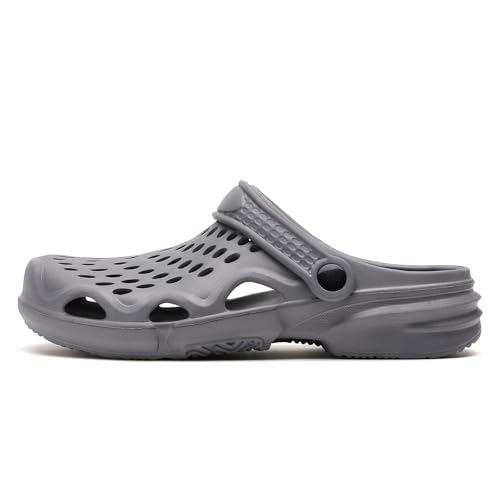 Image of SECHRITE Clogs for Men Garden Shoes Water Sandals Mens Mules and Clogs Shower Slippers Waterproof Summer Slides