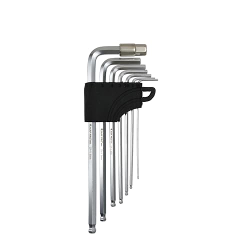Image of MAF PRO MHK8800 8PC Long Hex Key Set 1.5-8mm Metric Allen Key Wrench Set | Chrome Vanadium Steel CR-V | Extra Long L-Key for Furniture, Bike, Automotive & DIY Repairs