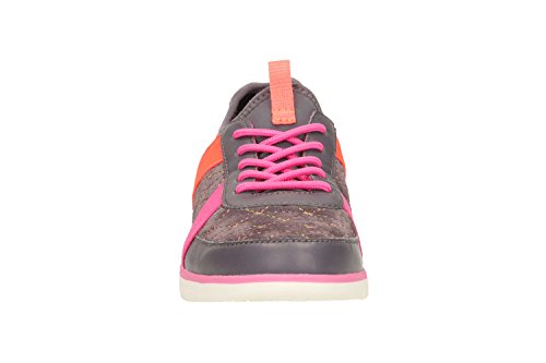 Image of Clarks Girl's Tri Mavis Black Boat Shoes - 5 Kids UK /India (21 EU)