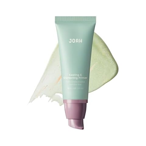 JOAH Cooling and Correcting Primer, Blurring and Cooling Face Primer, Centella Asiatica and Aloe Vera Extract to Reduce Redness, Help Calm Irritated Skin, Cruelty Free, 1.01 fl oz Cover