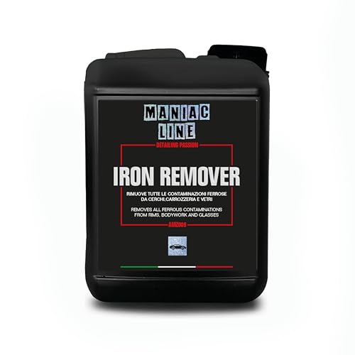 CONTENUTO: a casa riceverai un flacone di Iron Remover Maniac Line di Mafra formato da 2000ml, decontaminante chimico 2in1 in grado di decontaminare e rimuovere le contaminazioni ferrose da cerchi in lega, carrozzeria auto, vetri e cristalli auto.