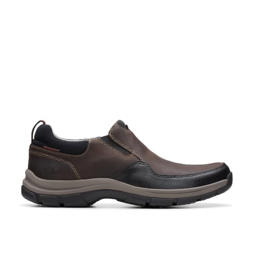 Clarks Herren Walpath Step Loafer, Dunkelbraun, 7 Wide – Ansicht 2