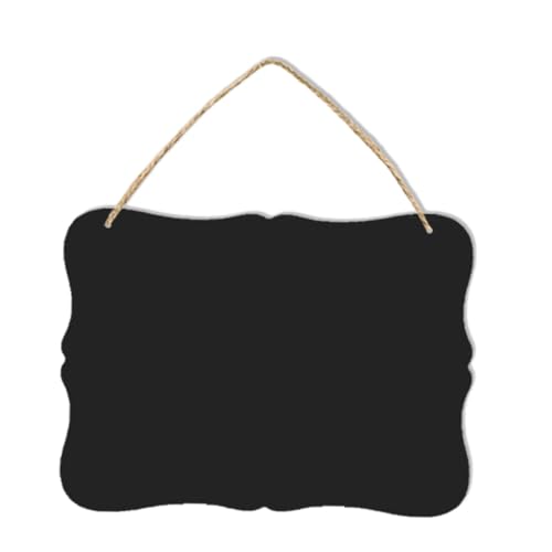 Homoyoyo signo de decoración de la pared decoración pared decoración de pared decoração parede Tablero de mensajes tablero de visualización pizarra de doble cara De madera Black