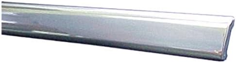 Speedway Motors Upper Rear Trunk Cove Molding with Mounting Hardware for Exterior Trim Replacement Restoration OEM Style Fit Compatible with 1962–1965 Chevy II/Nova