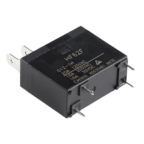 Relé HF62F-012-1HT interruptor electromecánico 12V 16A de 4 pines normalmente abierto grupo A
