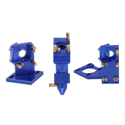 CO2 Mini Laser Head Set D12/18/20mm FL50.8mm Lens for 2030 4060 K40 Laser Engraving Cutting Machine(Blue,20-50.8_Laser Head)