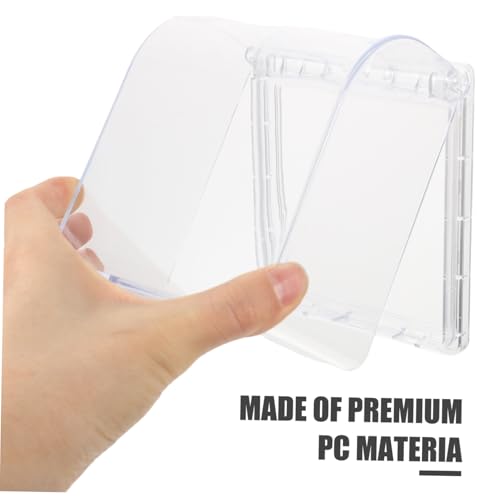 HOLIDYOYO 4個 室内用防水コンセントカバー 耐久性に優れた防塵 防雨プロテクター キッチン バルコニー ガレージ対応 開閉式で操作簡単 内部ス