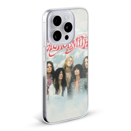 Funda Aerosmith para iPhone 15 carcasa de gel suave con logo clásico Head Case Designs 2