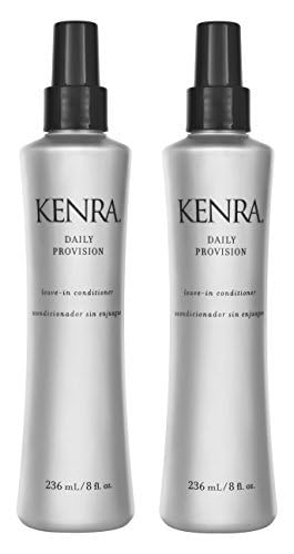Kenra Daily Provision Leave-In Conditioner | Hydrates, Detangles, & Adds Shine | Tames Frizz & Flyaways | Thermal Protection | Helps Risist Humidity | All Hair Types | 8 fl. Oz (2-Pack)