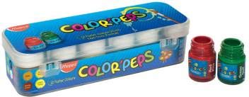 Maped Colour Peps 12 Poster Colours (10 ml) Non-Toxic Formula by Amy & Ely