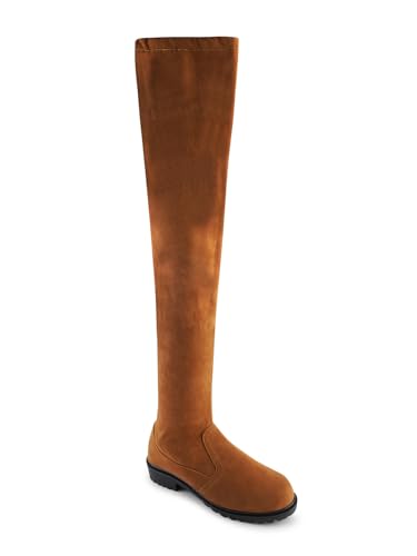 Image of JM LOOKS women Fashion Solid Heels Long Boots Over Knee High Boots Pull On Heels Stylish For Womens & Girls