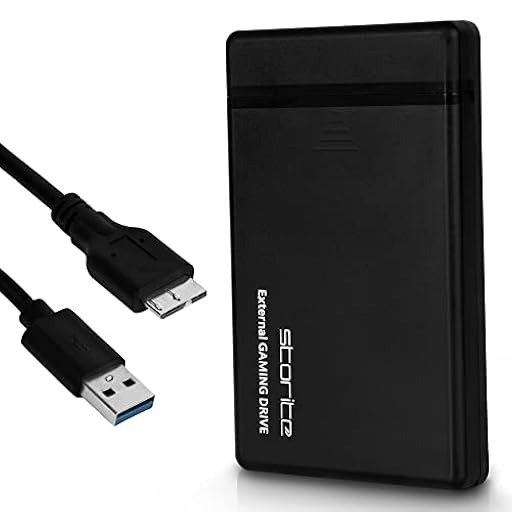 Storite Disco Duro Externo portátil para Juegos 1 TB, USB 3.0, Almacenamiento y Respaldo para Juegos de Android, PS4, PS3 y PC (Negro) | Ya disponible en tu tienda friki favorita! En mundofriki.es! Storite Disco Duro Externo portátil para Juegos 1 TB, USB 3.0, Almacenamiento y Respaldo para Juegos de Android, PS4, PS3 y PC (Negro) | Ya disponible en tu tienda friki favorita! En mundofriki.es!