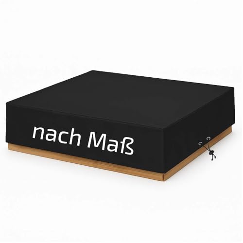 Granori Abdeckung nach Maß | Abdeckhaube / Abdeckplane / Schutzhülle Maßanfertigung für Sandkasten | Unicovr Made in EU | Wasserdicht mit optionalem Zubehör