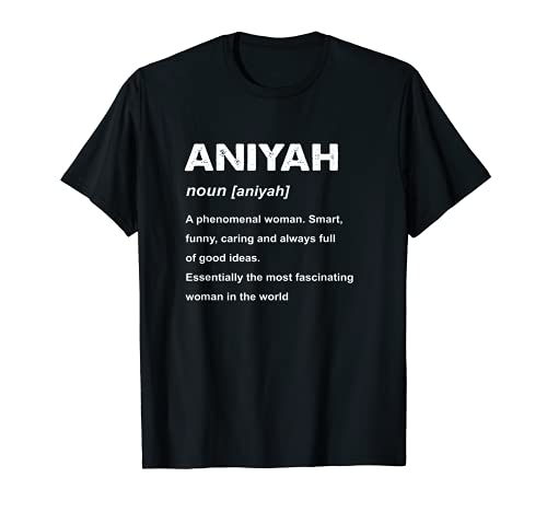 Nombre de Aniyah Camiseta