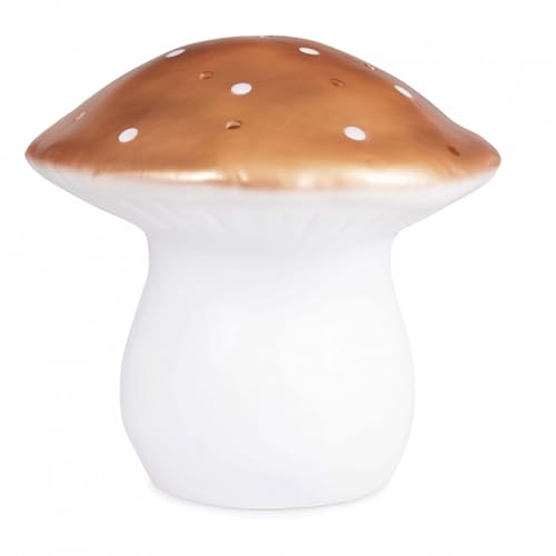 Lampe champignon grand modèle cuivre de Egmont Toys, luminaire design d'art