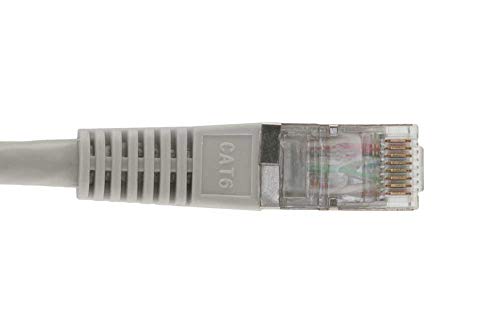 Cable CAT6 50ft blindado SF Cable gris RJ45 miniatura 2