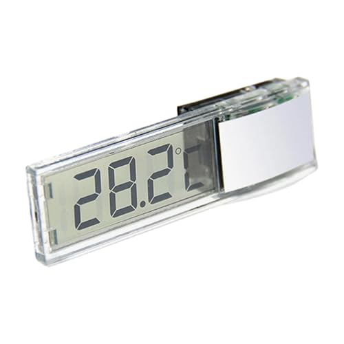 Termómetro digital para acuario | Monitor de temperatura digital 5℃-40℃,Accesorios para bandeja de agua dulce,para acuarios de agua dulce y salada interior casa Axolotl Tortuga