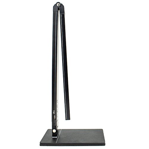 Newhouse Lighting NH-LEDMAS-B 10W Modern LED Adjustable Desk Lamp with Color Temperature Change, Dimming and USB Charging, Black - Thumbnail 2