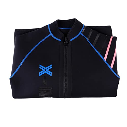 Chaqueta de neopreno para hombre 3MM, manga larga, cremallera completa, talla 3XL miniatura 6