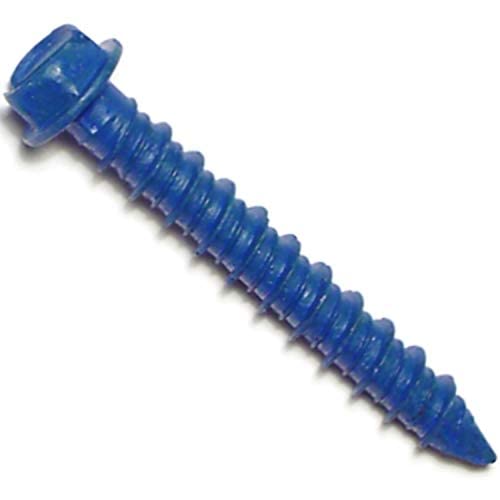4 Set - 014973210649 Hex Head Tapcon Screws, 1/4 x 1-3/4-Inch, 25-Piece