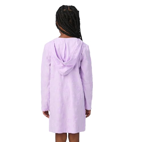 Image of Saint Eve Kids Girls Hooded Terry Cover Up Dress Long Sleeve Swim Cover Up with Pocket Beach Cover Up for Girls