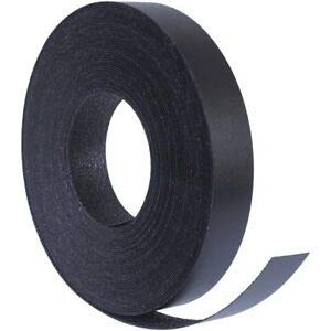 EB Quick-Melamine-Edge Banding Tape, Pre-Glued with Hot Melt Adhesive, Flexible, 13/16” Wide, Easy Application Iron-On Edging for Cabinet Repair & More - Made in USA.(Black-12' LF Roll)