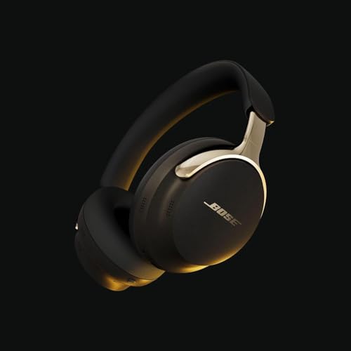 Image of Bose (2nd Gen QuietComfort Ultra Bluetooth Headphones, Wireless Headphones with Spatial Audio, Over Ear Noise Cancelling with Mic, Up to 30 Hours of Play time + 20W Wall Charger (Desert Gold)