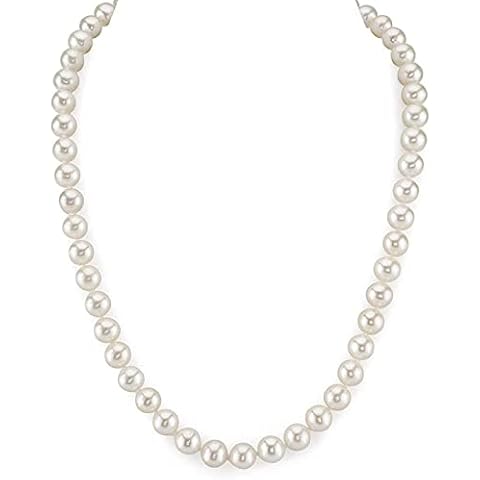 Fashion Base Pearl Bead String Necklace for Womens Jewellery Gift Size Clasp Adjustable Choker Necklace Round Imitation Pearl Choker Necklace Wedding Pearl Necklace for Brides White Cover