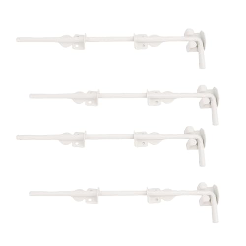 Oytrui 1,27 cm x 30,5 cm Rohrschraube Torabfallstange, robuster Stahl-Türriegel mit Bodenstopper für Zaunsicherung, Metallstift, Installationsanleitung im Lieferumfang enthalten, für Sicherheit und