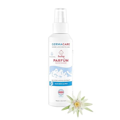 GERMACARE Perfume para bebé sin alcohol – 150 ml – Fragancia y cuidado para bebés y niños – Ideal para el cuidado del bebé – Calmante del bebé