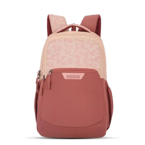 Image of American Tourister Unisex ALDEN Backpack, Pink, M, Casual