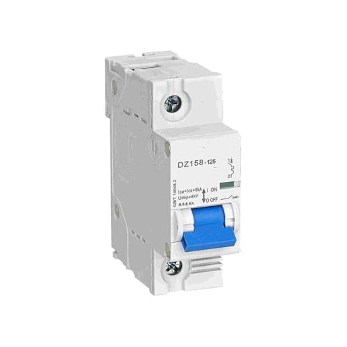 Disjoncteur miniature DZ158-125 1P 63A pour protection de circuit électrique