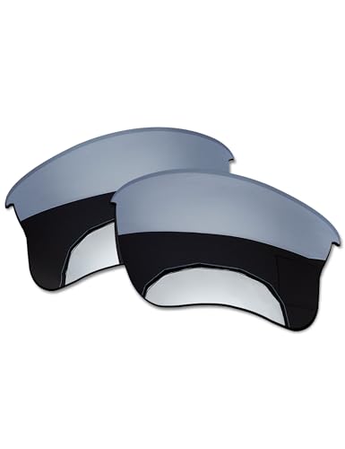 Image of OOWLIT 4 Pairs Replacement Sunglass Lenses & Nose Pads Compatible with Oakley Flak Jacket XLJ OO9009 Polarized