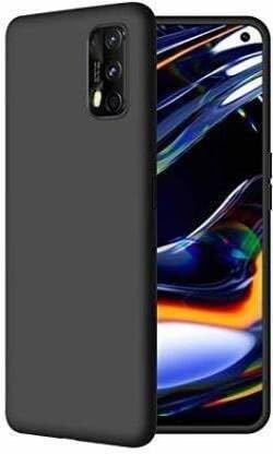 Desirtech Silicon Mobile Back Cover for Realme X7 Max | Black