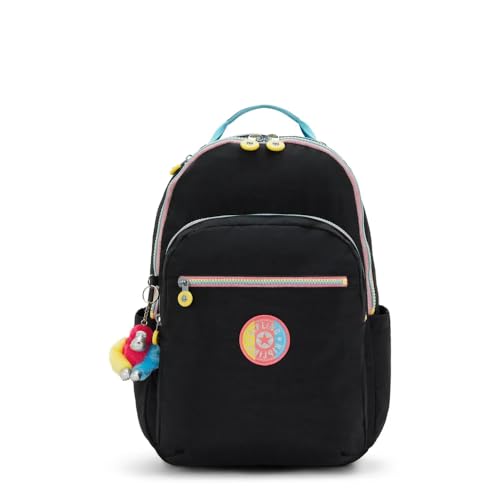MOCHILA KIPLING SEOUL PRETO - GALAXY BLACK FC