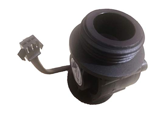 GREDIA 1" Water Flow Sensor Food-Grade Switch Hall Effect Flowmeter Fluid Meter Counter 1-60L/min (Pack of 2）