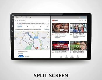 Image of Motosonic 9-inch Car Stereo System, 4GB RAM, 64GB ROM, Apple CarPlay, Android Auto, Wireless Connectivity Ultra HD with Back Camera Fish Eye and Night Vision