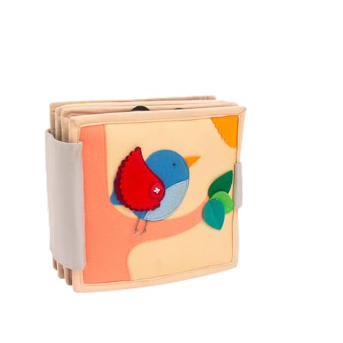 Quiet Book para bebés Jolly Designs libro Montessori de fieltro para motricidad fina
