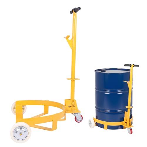 Carretilla para tambores 55 galones, capacidad 1200 lbs, 3 ruedas miniatura 1