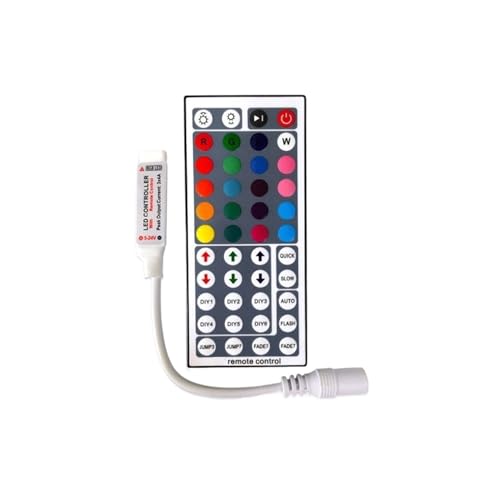 Barre lumineuse contrôleur 44 touches et télécommande RGB pour variateur LED de salon