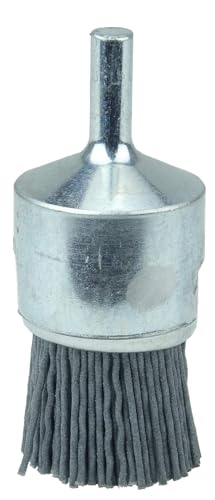 Image of Weiler 10155 Nylox End Brush, 1 inch, 0.22 /320SC Fill, Made in the USA (Pack of 10)