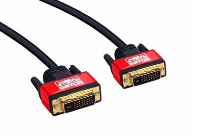 Gator Cable, DVI-D to DVI-D Cable Dual Link 24+1 Male Video Cable Adapter Gold Plated 6FT