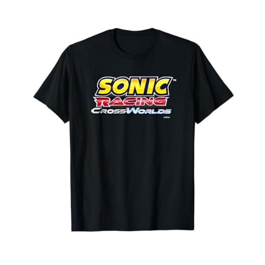 Sonic the Hedgehog Sonic Racing CrossWorlds-Logo T-Shirt