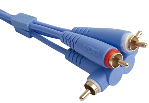 UDG Ultimate Cable (RCA Straight - RCA Angled) Blue 3m - Image 2