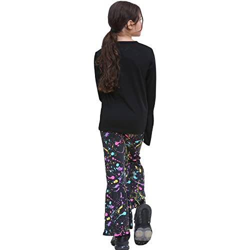 Image of A2Z 4 Kids Girls Love Crop Top T-Shirt And Splash Fashion Leggings Girls Pants Kids Outfit Sets Age 5-14 Years
