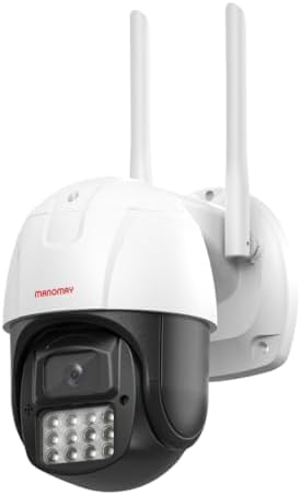 Wi-FI Pan Tilt CCTV Camera, Outdoor Indoor Security Camera, Water Proof, 2 Way Talk, Motion Detect, Supports SD Card Up to 256 GB, Color Night Vision (WiFi Protect Pro Pan Tilt)