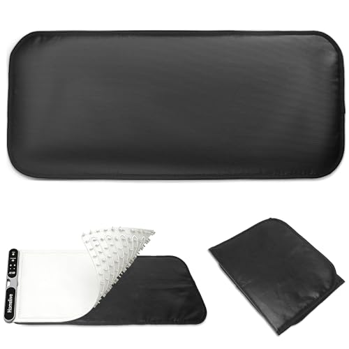 Heat-Resistant Mat for Food Warming Mats, Up to 95% Temperature Block, Foldable and Space-Saving, Waterproof, Oil-Resistant,35.4 * 15.3 Inch Tables Protected Mat for Food Warming Mats, Air Fryer