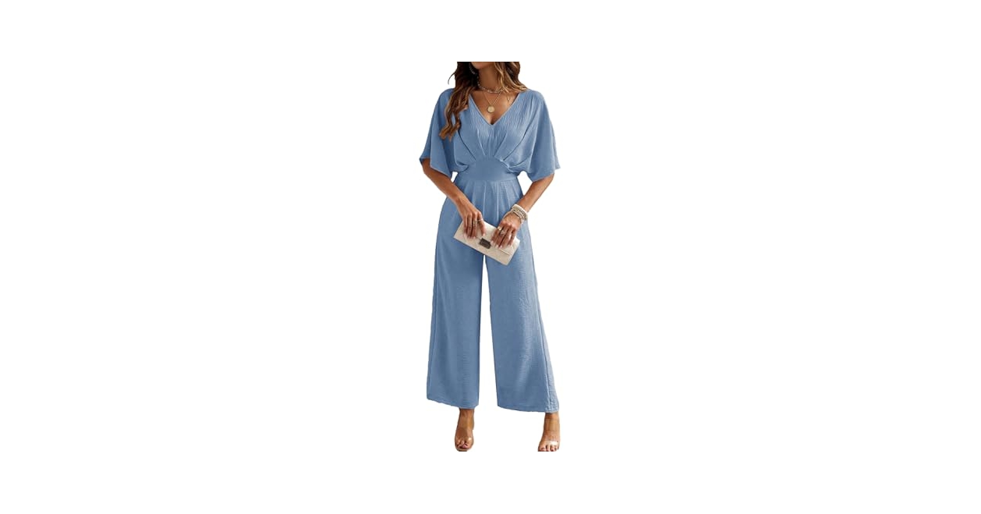 Amazon.com: ECDAHICC Women's Elegant Rompers V Neck Short